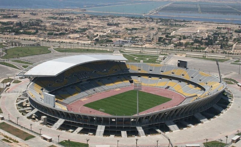 Borg El Arab Stadium thuộc quyền sở hữu của đất nước Ai Cập cũng là một trong 10 sân vận động lớn nhất thế giới hiện nay